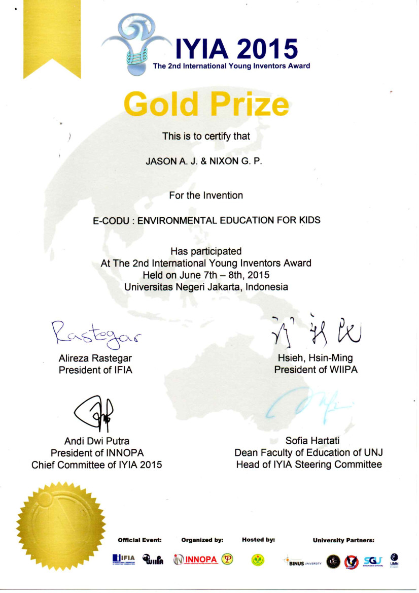 Competition Certificate